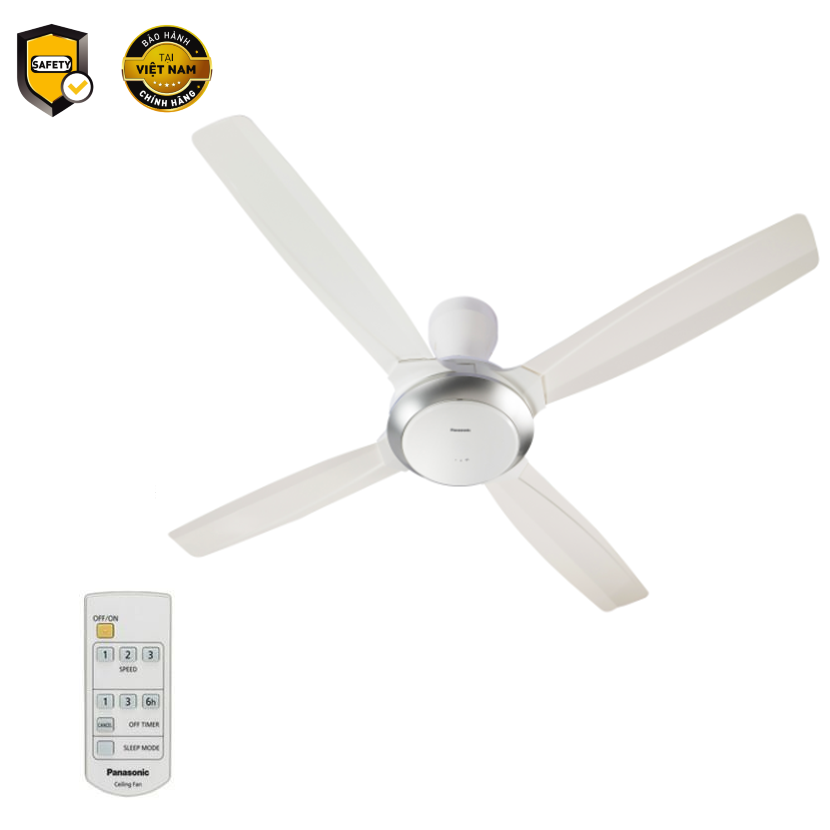 Quạt-trần-panasonic-F-56XPG-W Quạt trần Panasonic F-56XP màu trắng
