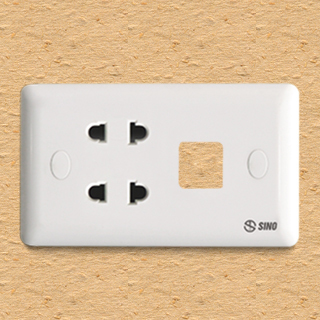 Ổ cắm đơn 2 chấu S1982X